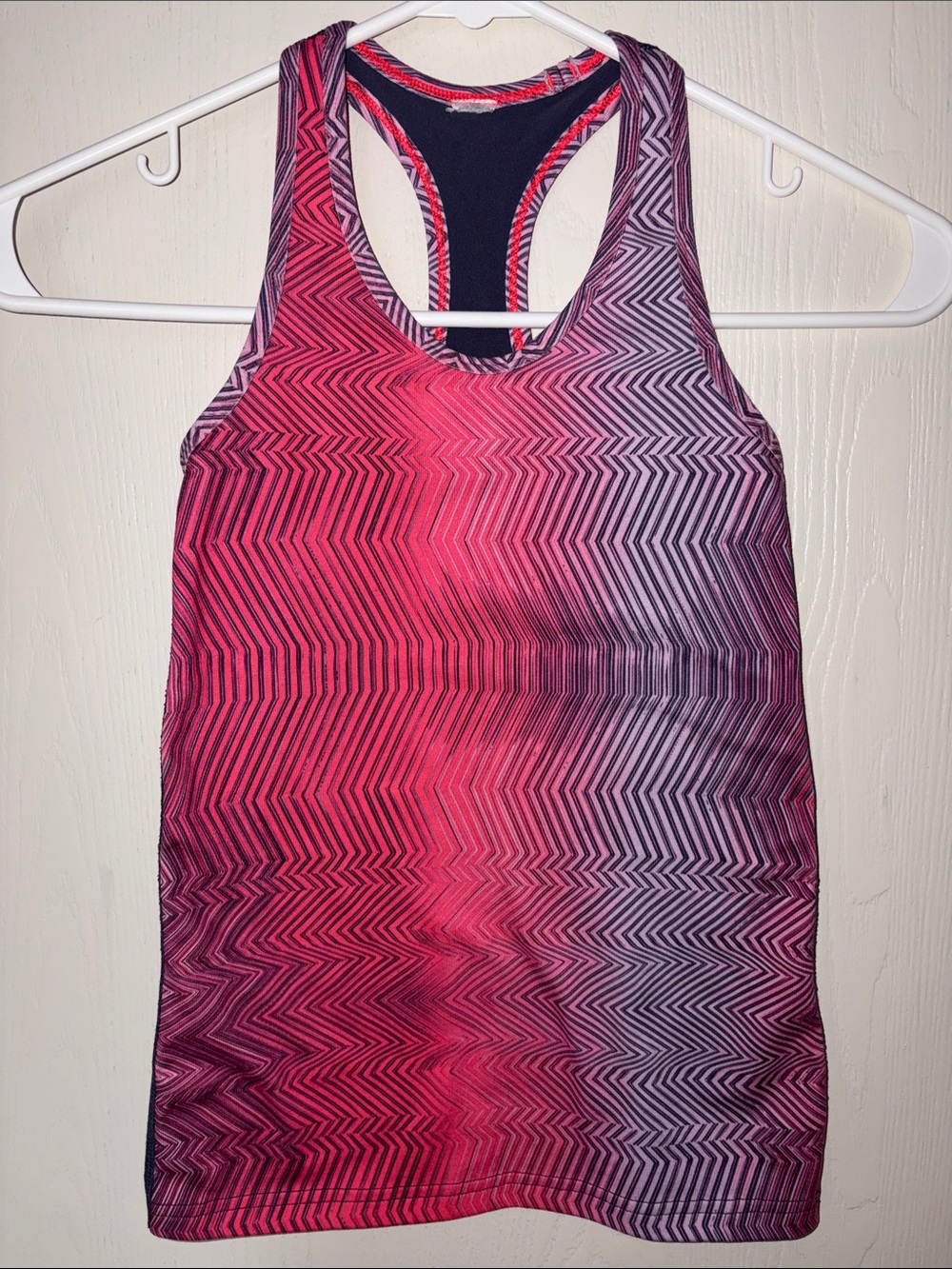 Ivivva Pink Ombre Chevron Racerback Swim Coverup